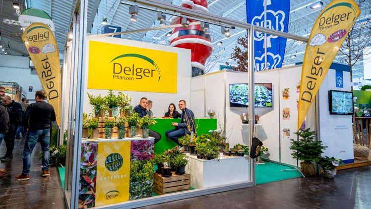 Stand von Delger auf der IPM 2024. Bild: Baumschule Delger.