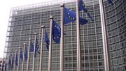 EU-Flaggen vor dem Berlaymont-Gebäude, Sitz der Europäischen Kommission. Bild: Amio Cajander.