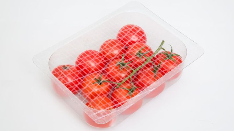 Präsentation von nachhaltigen Verpackungskonzepten sowie attraktiven Kennzeichnungslösungen für Obst und Gemüse. Bild: MULTIVAC.