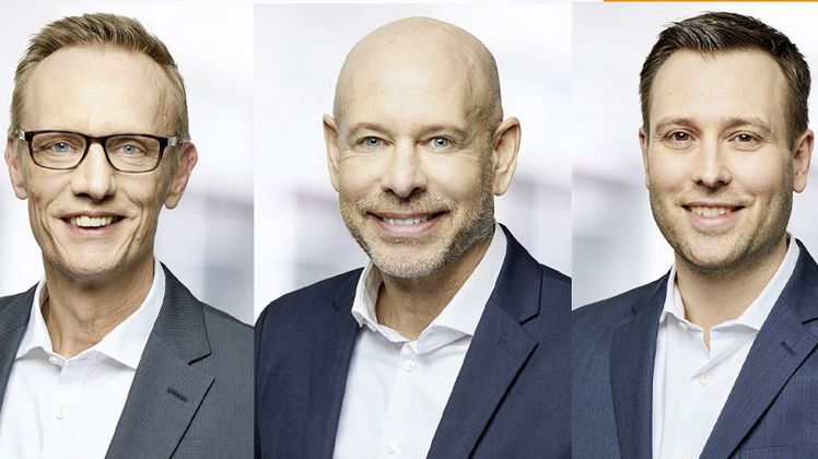 Stefan Punke, Jürgen Stolz und Philipp Pauly. Bild: Rewe Group/Lekkerland. Stefan Punke, Jürgen Stolz und Philipp Pauly. Bild: Rewe Group/Lekkerland.