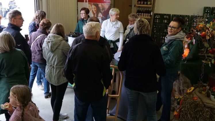 Viel Spaß gab es für Kinder und Eltern an der T-Wall der Sparkasse Döbeln. Bild: Obstland Dürrweitzschen AG.