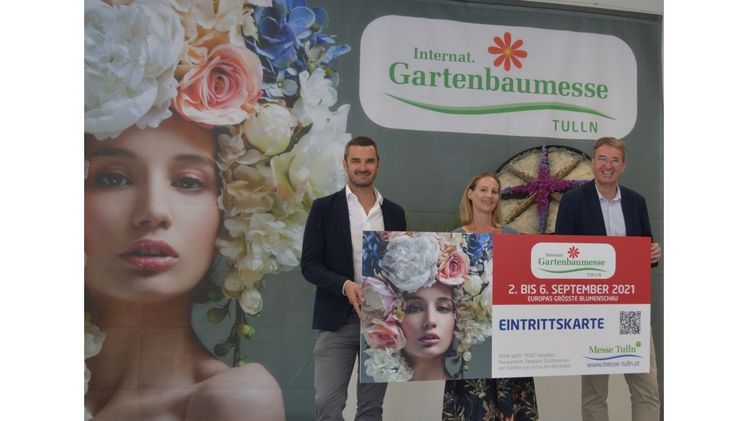 V.r.n.l: Messe Tulln Geschäftsführer Mag. Wolfgang Strasser, Projektleiterin Mag. (FH) Michaela Brunner, Prokurist Mag. Thomas Diglas. Bild: Messe Tulln. V.r.n.l: Messe Tulln Geschäftsführer Mag. Wolfgang Strasser, Projektleiterin Mag. (FH) Michaela Brunner, Prokurist Mag. Thomas Diglas. Bild: Messe Tulln.