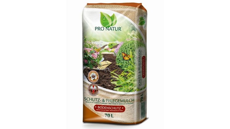 Pro Natur Bio-Fasermulch „Schutz-Mulch“.