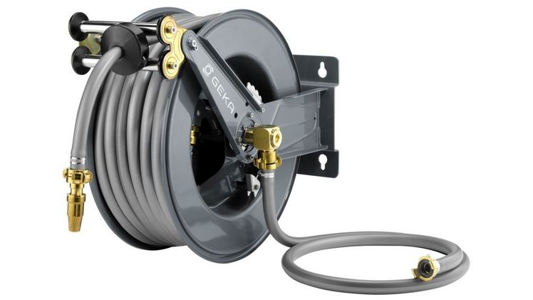 GEKA® hat die erfolgreiche Produktfamilie der Schlauchaufroller erweitert. Bild: GEKA®.