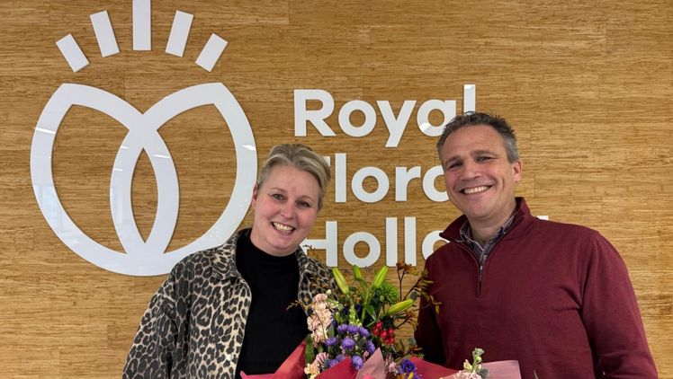 Neue Mitglieder im Aufsichtsrat: Mirjam van der Meer und Leo de Vries. Bild: Royal FloraHolland.
