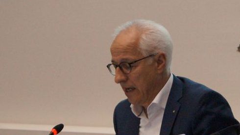 Roland Schuler auf einer BayWa-Pressekonderenz. Bild: GABOT.