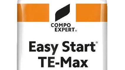 Easy Start® TE-Max (11-48) ist ein phosphatstarkes Mikrogranulat mit den Spurennährstoffen Eisen, Mangan und Zink für die Saatbanddüngung. Foto: COMPO EXPERT.