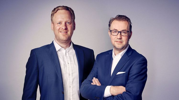 links Frank Breuer, rechts Stefan Giese. Bild: "EDEKA Nord". links Frank Breuer, rechts Stefan Giese. Bild: "EDEKA Nord".