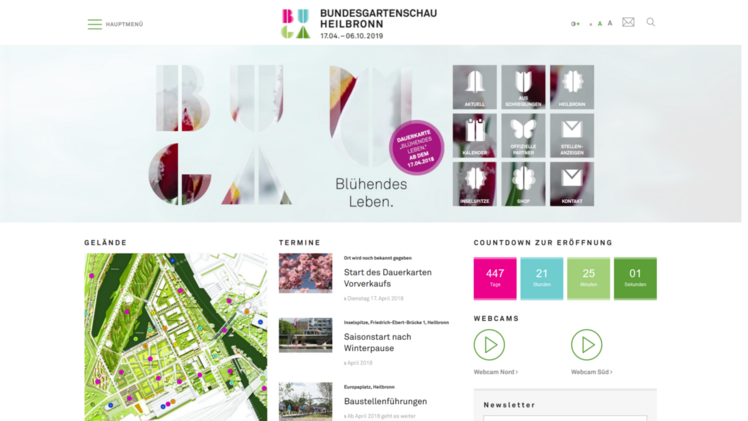 Der Vorverkauf für die BUGA Heilbronn startete offiziell am 17. April. 