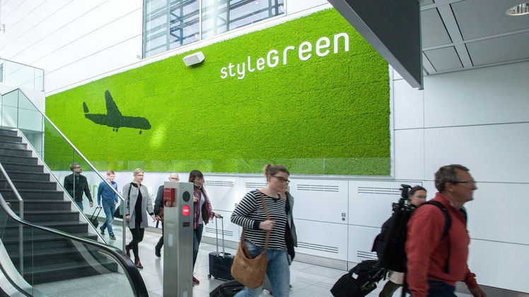 Flughafen München: Realisiert innovative Begrünung.