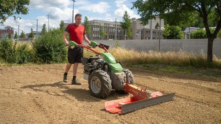 Planieregge mit ORBITO. Bild: Rapid.