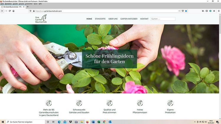 Die neue Homepage bietet eine frische Optik. Bild: BdB.