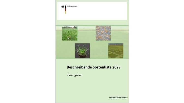 Beschreibende Sortenliste Rasengräser 2023 erschienen. Bild: Bundessortenamt.