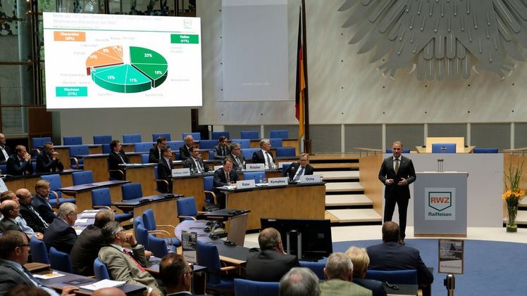 Generalversammlung der Raiffeisen Waren-Zentrale Rhein-Main eG (RWZ). Bild: RWZ.