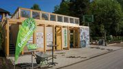 Nachhaltige Kooperation von Holzbau BW und VGL-BW beim Treffpunkt Grün auf der LGS in Ellwangen. Foto: VGL-BW.