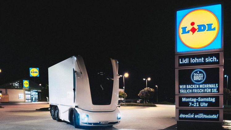 Autonome Filialbelieferung. Bild: Lidl.