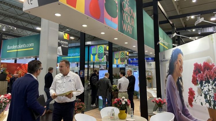 Die VLAM-Gemeinschaftsstände zeichnen sich durch ein farbenfrohes Corporate Design aus Foto: © VLAM.