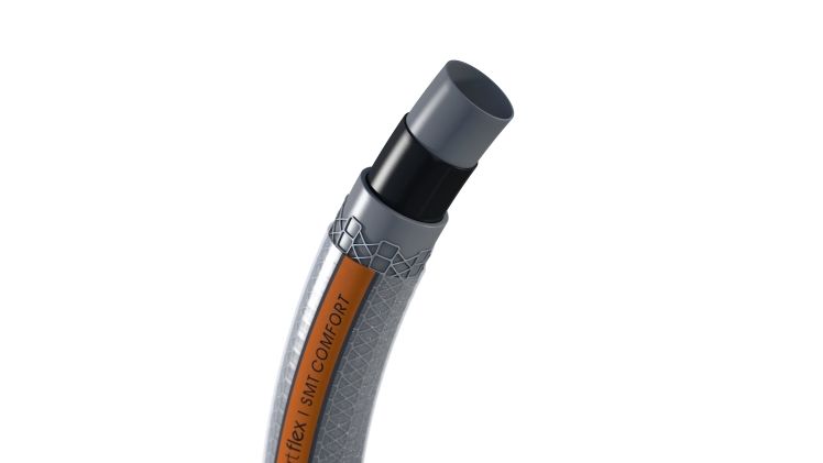 Der Smartflex SMT Schlauch verdreht und  verknickt nicht. Bild: APD Schlauchtechnik.