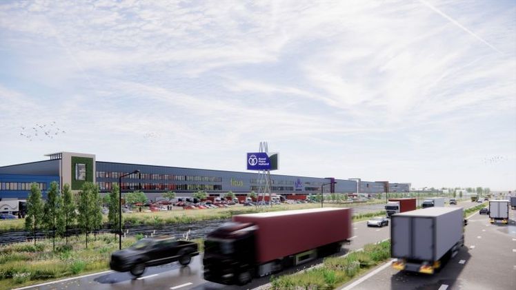 Entwurf für den Außenbereich Aalsmeer-Oost. Bild: Kollaard Architekten.