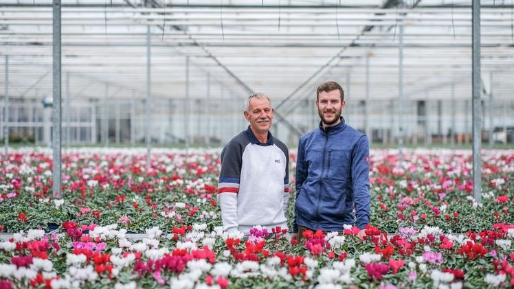 Wolfgang und André Ripkens. Bild: Topfpflanzen Ripkens. 