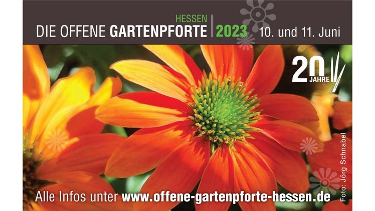 Offene Gartenpforte Hessen 2023.