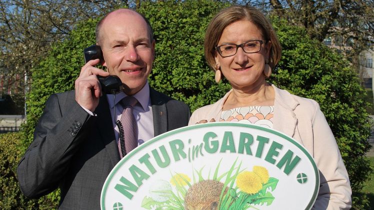 Oberösterreichs Agrar-Landesrat Max Hiegelsberger und LH-Stellvertreterin Johanna Mikl-Leitner. Fotocredit: Birgit Stockinger.