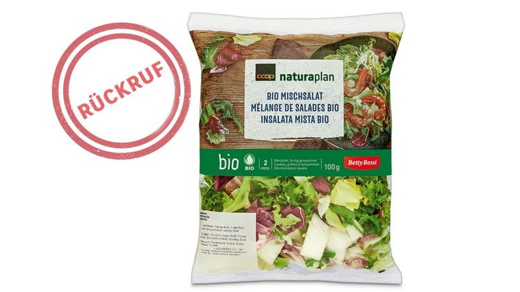 Bio Mischsalat 100 Gramm. Bild: © Coop.