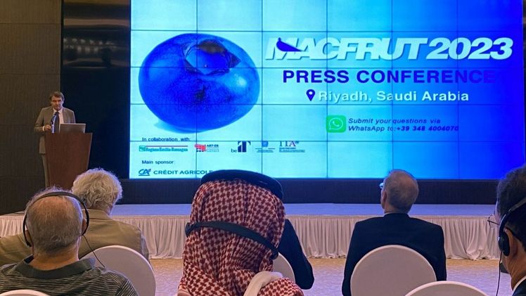 Die viele Neuheten der Macfrut wurden der Presse und den Unternehmen auf der internationalen Mission in Riad, in Saudi-Arabien, präsentiert. Bild: Macfrut.