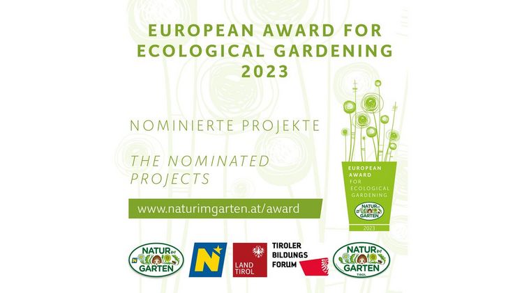 Die Preisverleihung des „European Award for Ecological Gardening“ erfolgt am 13. Oktober 2023 in Innsbruck. Bild: Natur im Garten.