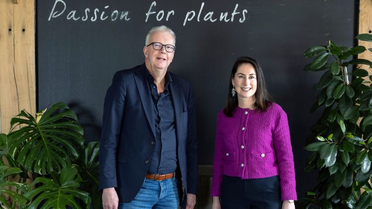 Henk-Willem Spaargaren und Dana Meertens bei OZ Planten. Bild: DFG.