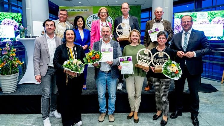 Gruppenbild von Schaugärten des Jahres 2023. Bild: © Imre Antal / „Natur im Garten".