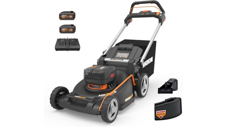 Der WORX Nitro WG760E ist ideal für 700-800 Rasenfläche. Bild: WORX.