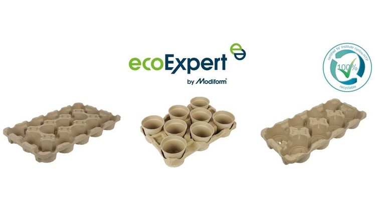 Die ecoExpert Transporttrays. Bild: Modiform.