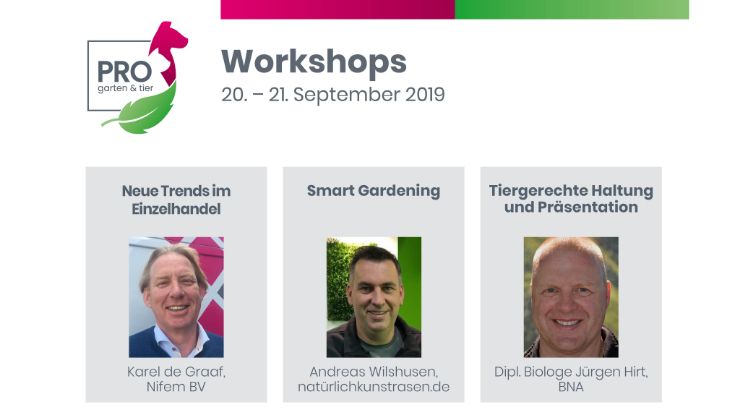 Handelsthemen sowie garten- und tierspezifische Vorträge gibt es für die Besucher. Bild: PRO garten & tier.