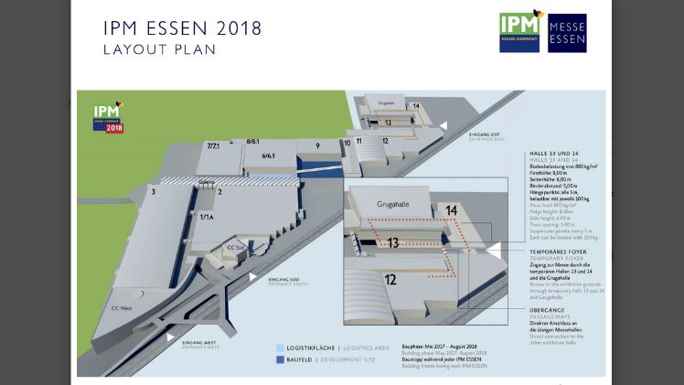 Die "Dänenhalle" hat auf der IPM 2018 in Halle 14 einen neuen Standort erhalten. Bild: IPM 2018.