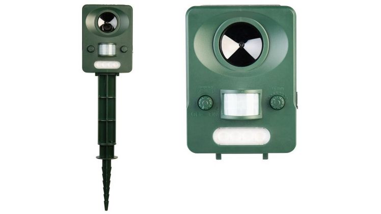 Ultraschall-Tierschreck TS-820 von Exbuster. Bild: PEARL GmbH / www.pearl.de.