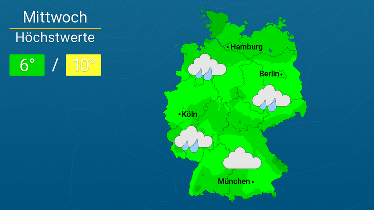 Wettervorschau (Screenshot 60-Sekunden-Wetter). Quelle: WetterOnline