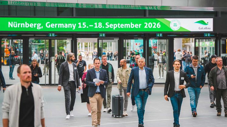 Die GaLaBau 2026 beginnt. Bild: NürnbergMesse / Heiko Stahl.