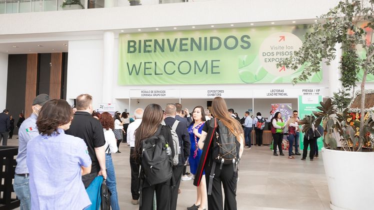 Der Eingangsbereich der GreenTech Americas. Bild: GreenTech.