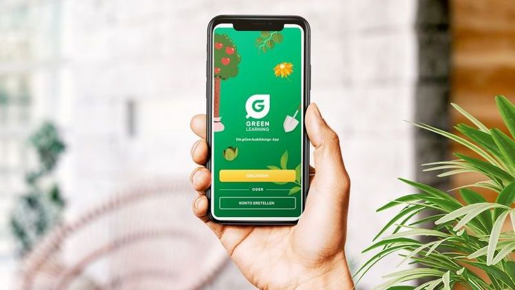 Die neue LernApp "Green Learning". Bild: Stauden Ring.