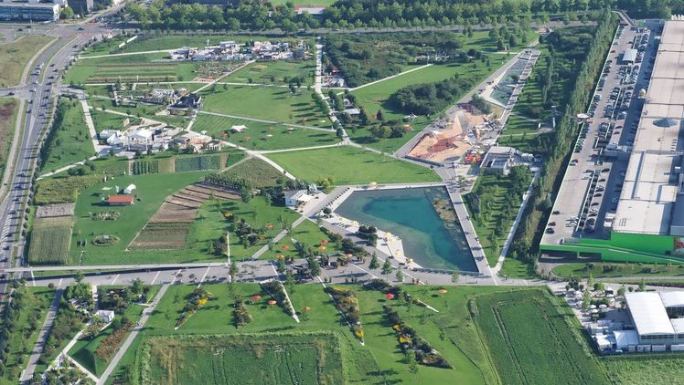 Ab dem Frühjahr 2022 wird das Gelände der Öffentlichkeit als frei zugänglicher Park zur Verfügung stehen. Bild: LaGa Ingolstadt.