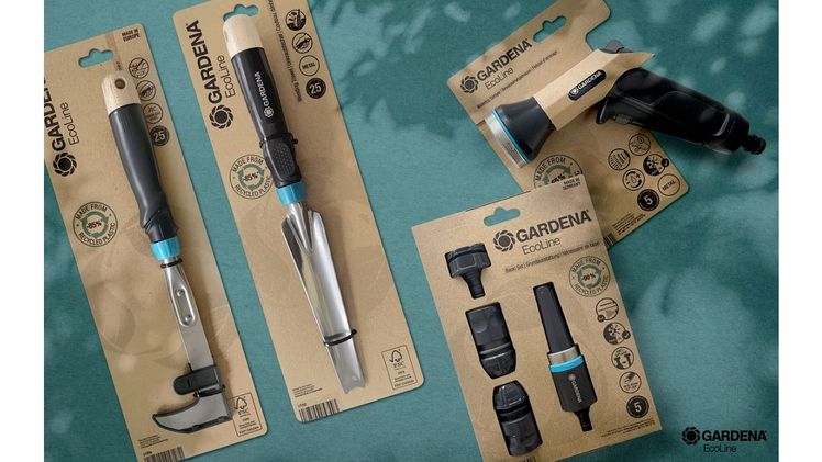 Die EcoLine-Verpackung überzeugte die Jury und unterstreicht die verantwortungsbewusste Botschaft der Marke. Bild: Gardena.