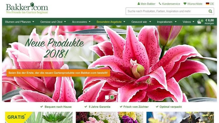 Der Gartenspezialist Bakker Hillegom BV befindet sich in finanzieller Not. 
