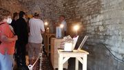 Trotz der Hitze besuchten zahlreiche Schülerinnen und Schüler den Workshop „Den Beruf Gärtner erleben – die Welt der Pilze“ auf der BUGA Erfurt 2021. Bild: ZVG/ Hübner.