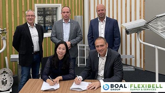 Die BOAL-Gruppe und Flexibell China verkünden stolz ihre Zusammenarbeit, die es Hightech-Gewächshausbauern erleichtert, ihren Horizont im Fernen Osten zu erweitern. Bild: BOAL-Gruppe.