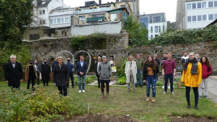Starkes Engagement für die Erhaltung des Gartens Herlet. Bild: Universität Koblenz-Landau.