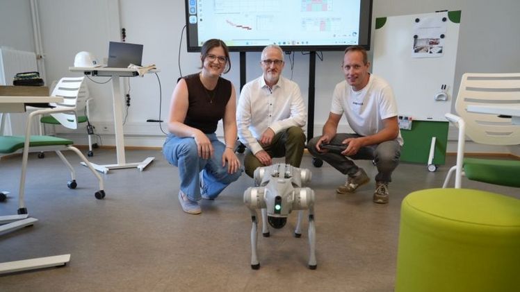 Neuer interaktiver Lernraum für digitales Baustellenmanagement in der Landschaftsarchitektur eröffnet. Bild: © Hochschule Geisenheim / Philipp Stieffenhofer.