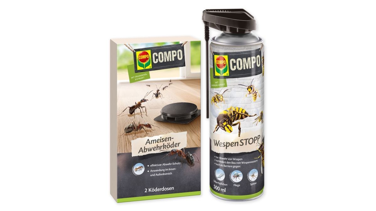 Neu: COMPO WespenSTOPP und COMPO Ameisen-Abwehrkder | Gabot.de