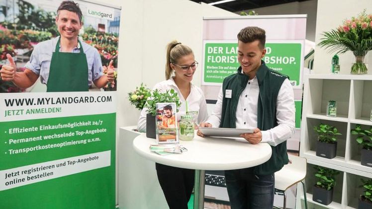 Landgard stellt aktuelle Projekte der Digitalisierungsstrategie auf der IPM in Halle 1, Stand E21 vor. Bild: Landgard.