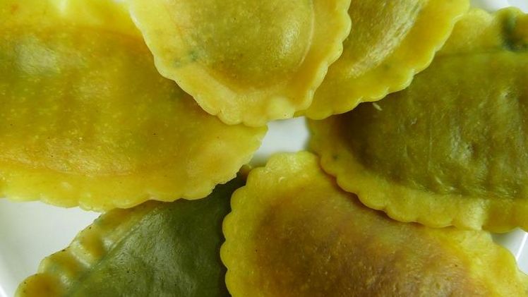 Nudeln mit Algen-Füllung. Bild: Universität Göttingen.